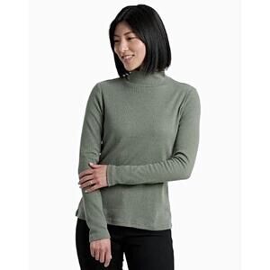 Kuhl Verona Rib Long Sleeve Shirt Green Small